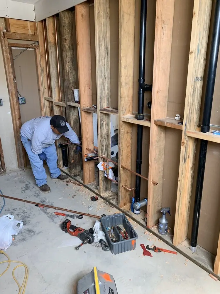 Commercial rough-in plumbing for Trenchless Sewer Repair in Sandy Ridge